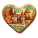 Magnes Malbork serce Dwie Wieże