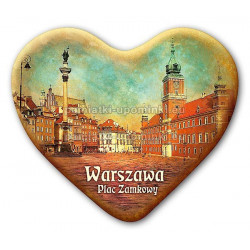 Magnes serce Warszawa Plac Zamkowy